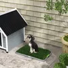 PawHut Welpentoilette Hundetoilette mit 2 Grasmatte Tablett Produktbild-Vorschau 2