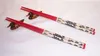 011 Chopsticks 2 Paar Stäbchen Esstäbchen Bänkchen Holz Produktbild-Vorschau 3