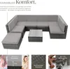Rattan Lounge Venedig für 6 bis 7 Personen widerstandsfähig Produktbild-Vorschau 3