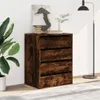 vidaXL Komoda z dymového duba 60x41x76 cm materiál na báze Náhľad obrázku produktu 3