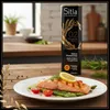 Sitia 0,2 % Olivenöl Dosenverpackung mit gegrilltem Lachs Produktbild-Vorschau