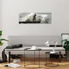 Bilder auf glas - Leuchtturm Ozean Sturm - 90x30cm - Produktbild-Vorschau 6