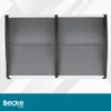 Tettoia per porta 200x100 cm grigio Anteprima dell’immagine prodotto 3