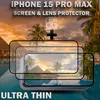 2-Pack iPhone 15 Pro Max Displayschutzfolie und Produktbild-Vorschau 5