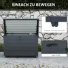 Outsunny – skrzynia ogrodowa z kółkami, skrzynia ogrodowa z Podgląd zdjęcia produktu 4