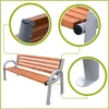 Primario Gartenbank 125 cm Braun Produktbild-Vorschau 14