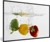 MuchoWow® MuchoWow® Gerahmtes Poster Paprika - Wasser - Produktbild-Vorschau 1