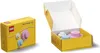 A LEGO Wall Hanger Set is shown in its packaging and also opened to reveal the contents. Produktbild-Vorschau