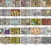 A collage of various tabletop battle map designs, each depicting a different room or environment. Produktbild-Vorschau