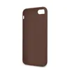 A brown iPhone case is shown against a white background. Voir les images du produit