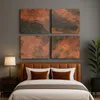 CopperAndCraft Kupfer Wandkunst 4er Set, Handgefertigtes Produktbild-Vorschau 7