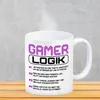 Gamer Logik Kaffeebecher in lila Produktbild-Vorschau 3