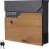 ML-Design Briefkasten mit Zeitungsfach, 37x37x11 cm, Produktbild-Vorschau 1