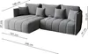 FURMEB24 - DON 245 x 180 cm  Sofa mit Schlaffunktion und  Produktbild-Vorschau 7