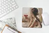 MuchoWow® Mauspad Mousepad Gemälde - Ölfarbe - Frau - Wein Produktbild-Vorschau 5