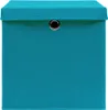 vidaXL Aufbewahrungsboxen mit Deckeln 4 Stk. Babyblau Produktbild-Vorschau 3