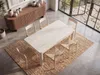 FineBuy Stół do jadalni z litego drewna mango 120x60 cm, Podgląd zdjęcia produktu 4