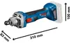 Smerigliatrice diritta a batteria GGS 18V-20 Anteprima dell’immagine prodotto 3