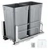 Poubelle coulissante VEVOR (27 Qt x 2), double poubelle de Voir les images du produit 3