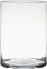 Hatchet Glasvase - Zylinder - Glas - transparent - 25 x 18 Produktbild-Vorschau 1