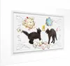 Posterpapier Poster - Cat Fight 60x40 cm Tiere Produktbild-Vorschau 1
