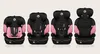 Four car seats are shown in different sizes, arranged from smallest to largest. Podgląd zdjęcia produktu