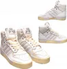 A collage of Adidas Rivalry Hi sneakers. Produktbild-Vorschau
