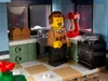 A LEGO minifigure in a kitchen setting. Podgląd zdjęcia produktu