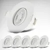 6x LED Bad Einbaustrahler Leuchten weiß 230V wasserfest Produktbild-Vorschau 7