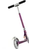 A purple and silver scooter is shown against a white background. Produktbild-Vorschau
