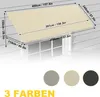 LARS360 Balkonová markýza 400x145 cm Béžová k prodloužení - Náhled obrázku produktu 2