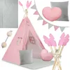 Nukido NK-406 Dětské teepee - růžové Náhled obrázku produktu 2