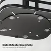 Drehbares Gewürzregal, 2-stufiges Design, Saugfüße, Metall, Produktbild-Vorschau 7