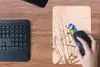 MuchoWow® Mauspad Mousepad Vogel - Blaumeise - Schilf 18x27 Produktbild-Vorschau 4