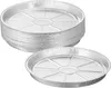 Relaxdays Aluschalen, 25er Set, H x Ø: 3 x 27,5 cm, Produktbild-Vorschau 1