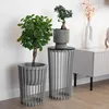 KADAX Doppelseitiger Blumenständer 40 cm Platin + schwarze Produktbild-Vorschau 7