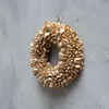 Moderner Kranz aus Bakuli Schoten, latte, ca. 20 cm, Produktbild-Vorschau 3