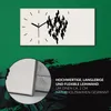 Dekor Leinwand Uhr Wandbilder Quarz 60x30 Malerei Produktbild-Vorschau 5