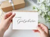 CraftWerk Gutscheinkarte mit goldener Veredelung und Produktbild-Vorschau 5