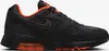 A side view of a black Nike Air Max 180 sneaker with orange accents. Náhľad obrázku produktu