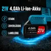 Zimilo accuboormachine 21V met borstelloze motor, SDS-Plus Productafbeelding-voorbeeld 8