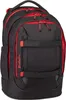 A black and red Satch backpack is shown from the front against a white background. Podgląd zdjęcia produktu