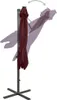 vidaXL Slunečník s LED osvětlením 250 cm Bordeaux red Náhled obrázku produktu 5