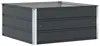 vidaXL Pflanzkübel Anthrazit 100 x 100 x 45 cm Stahl Produktbild-Vorschau 1
