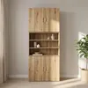 vidaXL Wandschrank Artisan-Eiche 80 x 42,5 x 64 cm Produktbild-Vorschau 3