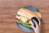 MuchoWow® Mauspad Mousepad Reichhaltig gefülltes Toastbrot Produktbild-Vorschau 3