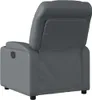 Massagesessel Relaxsessel Grau Kunstleder Produktbild-Vorschau 3