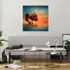 Bilder auf glas - See Natur Nacht - 70x70cm - Glasbilder - Produktbild-Vorschau 6