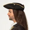 Piratenhut Seeräuber "Admiral Henry" für Herren | Schwarz Produktbild-Vorschau 3