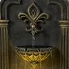 Teamson Home Fleur-de-Lis Wandbrunnen Outdoor 80 cm mit Produktbild-Vorschau 5